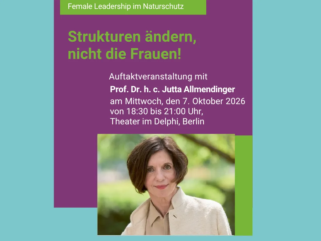 Jutta Almmendinger spricht bei SheLeadsNature